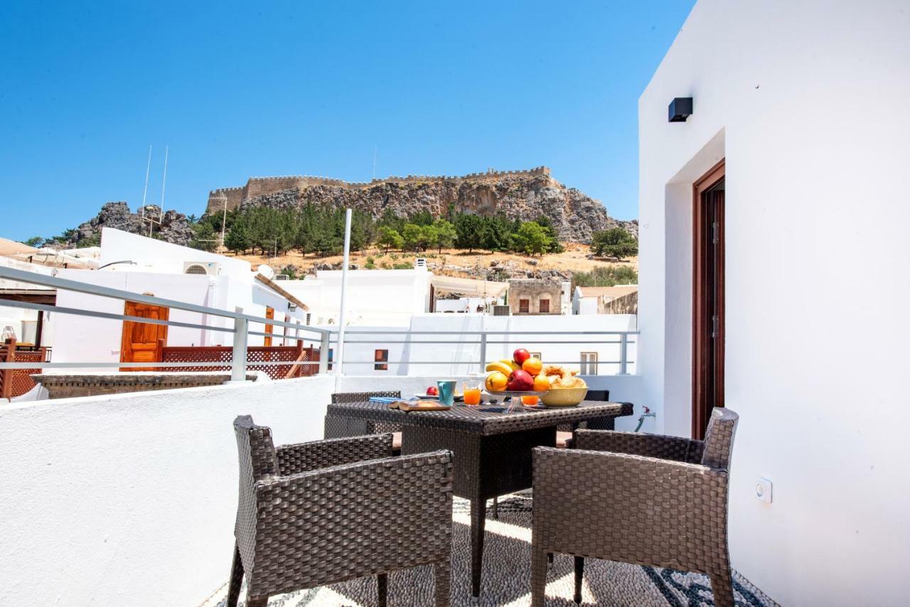 In Lindos (Adults Only) Villa Bagian luar foto